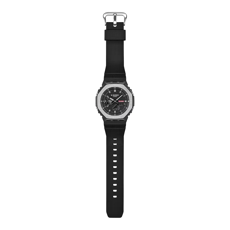 Casio G-Shock G-Steel Monochromatic Modern Black Dial Men's Watch | GM-2100BM-1A