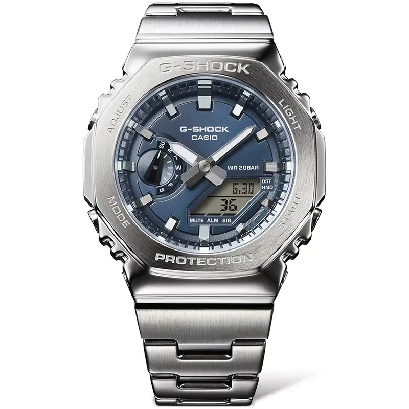 Casio G-Shock GM-2110D-2B G-Steel Blue Dial Men's Watch