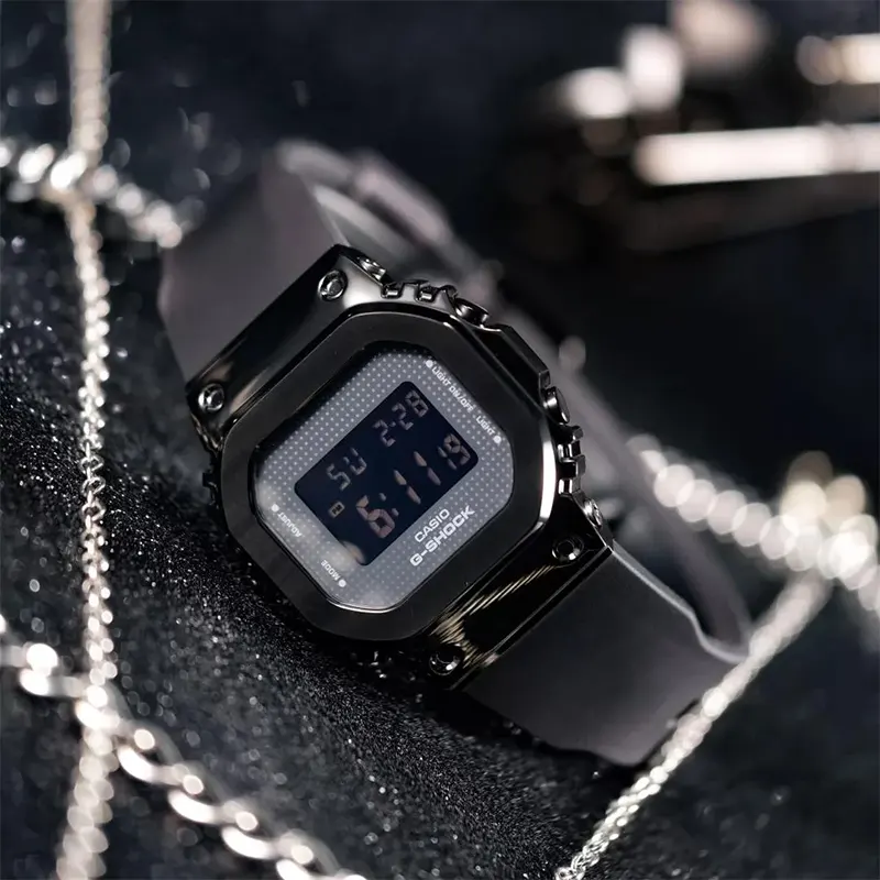 Casio G-Shock 5600 Series Black Digital Watch | GM-S5600SB-1