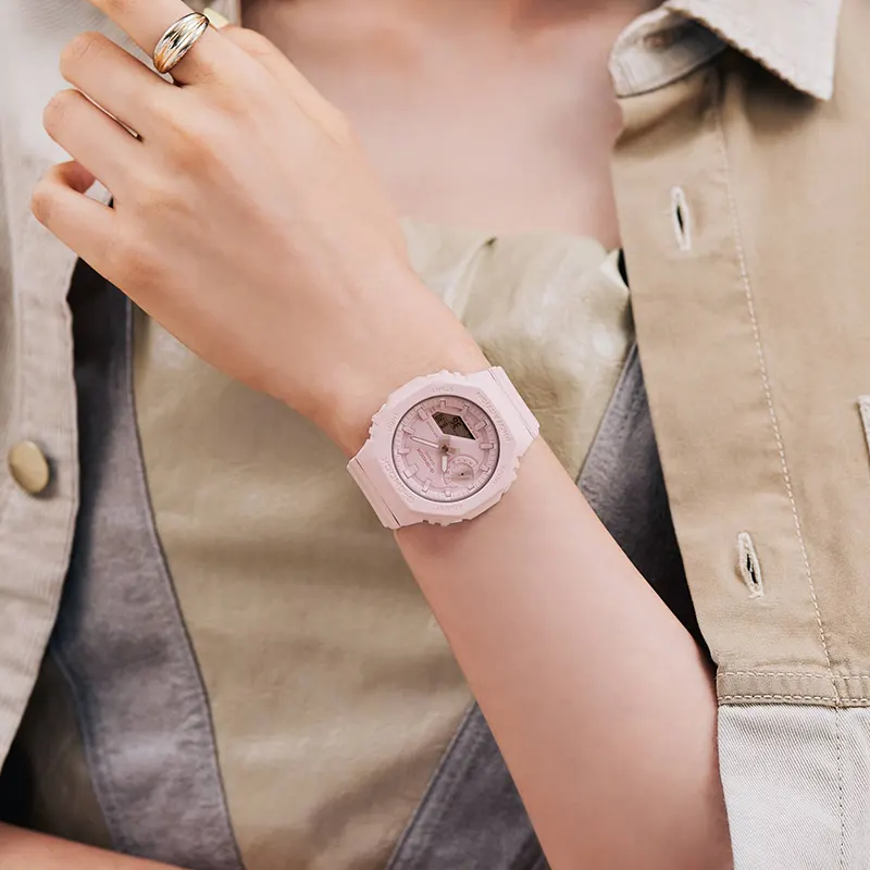 Casio G-Shock Carbon Core Guard Rose Pink Watch | GMA-S2100BA-4A