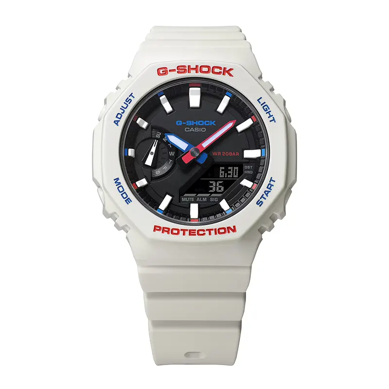 Casio G-Shock GMA-S2100WT-7A1 Carbon Core Guard Black Dial Watch
