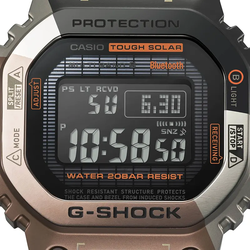 Casio G-Shock Titanium Virtual Armor Solar Tough Bluetooth® Men's