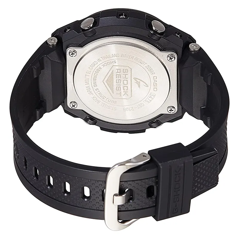Casio G-Shock G-Steel Black Dial Layered Bezel Men's Watch | GST-210B-1A