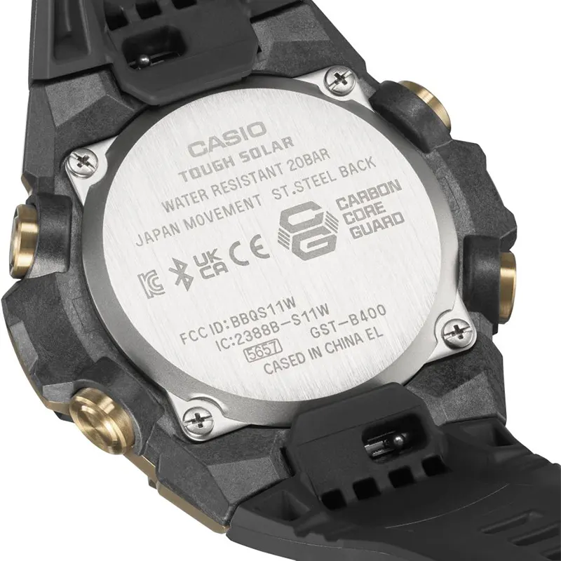 Casio G-Shock GST-B400GB-1A9 G-Steel Tough Solar Bluetooth Men's Watch