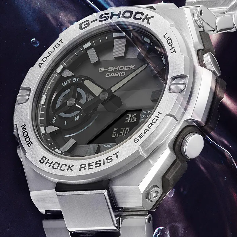 Casio G-Shock GST-B500D-1A1 G-Steel Bluetooth Black Dial Men's Watch