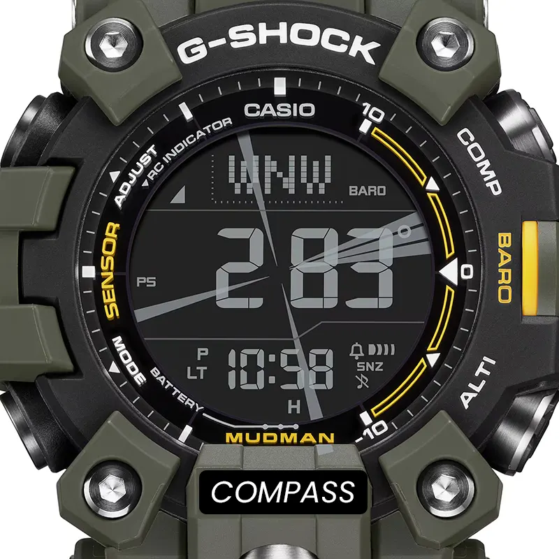 Casio G-Shock Master of G Land Mudman Triple-Sensor Men's Watch | GW-9500-3