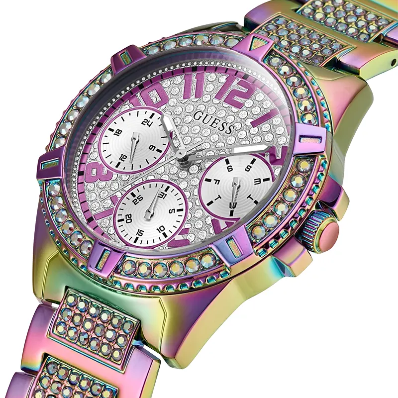 Guess Queen Iridescent Multi-function Ladies Watch | GW0044L1