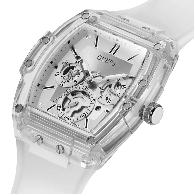 Guess Phoenix Multi-function Transparent Men’s Watch | GW0203G1