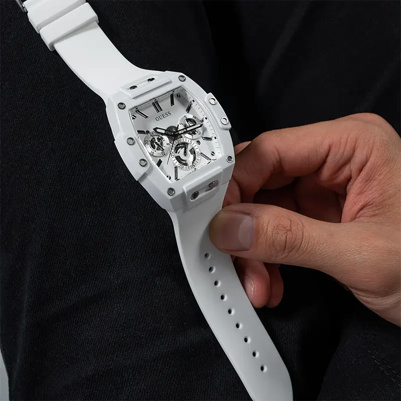 Guess Phoenix Multi-Function Silver Dial Men’s Watch | GW0203G2