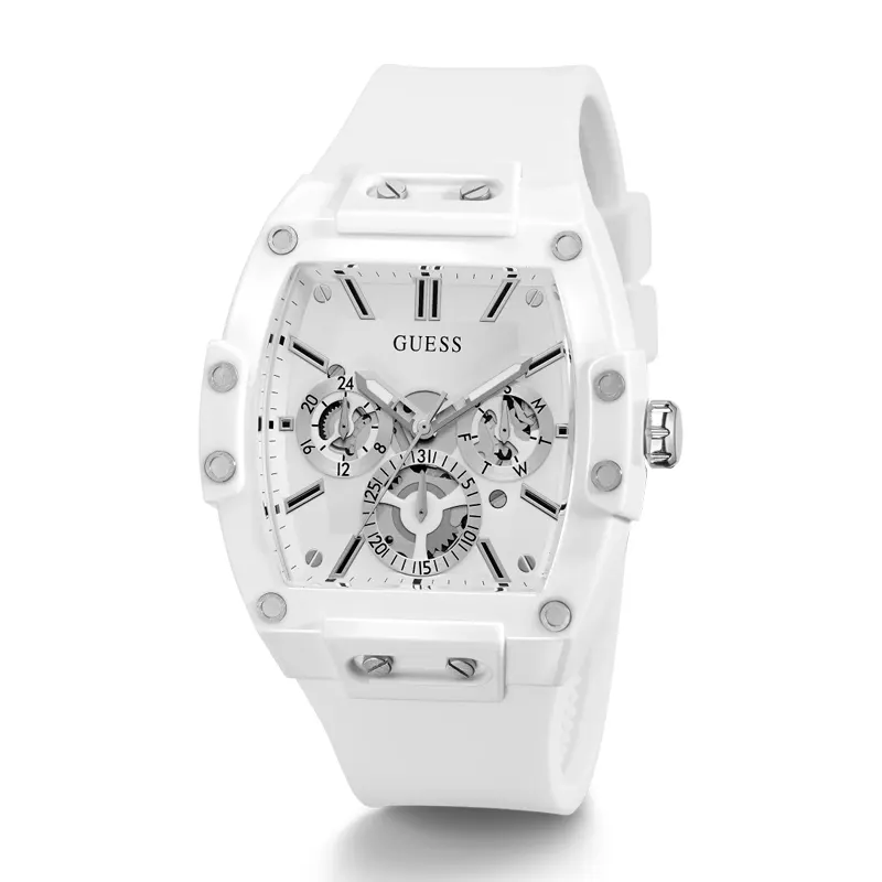 Guess Phoenix Multi-Function Silver Dial Men’s Watch | GW0203G2