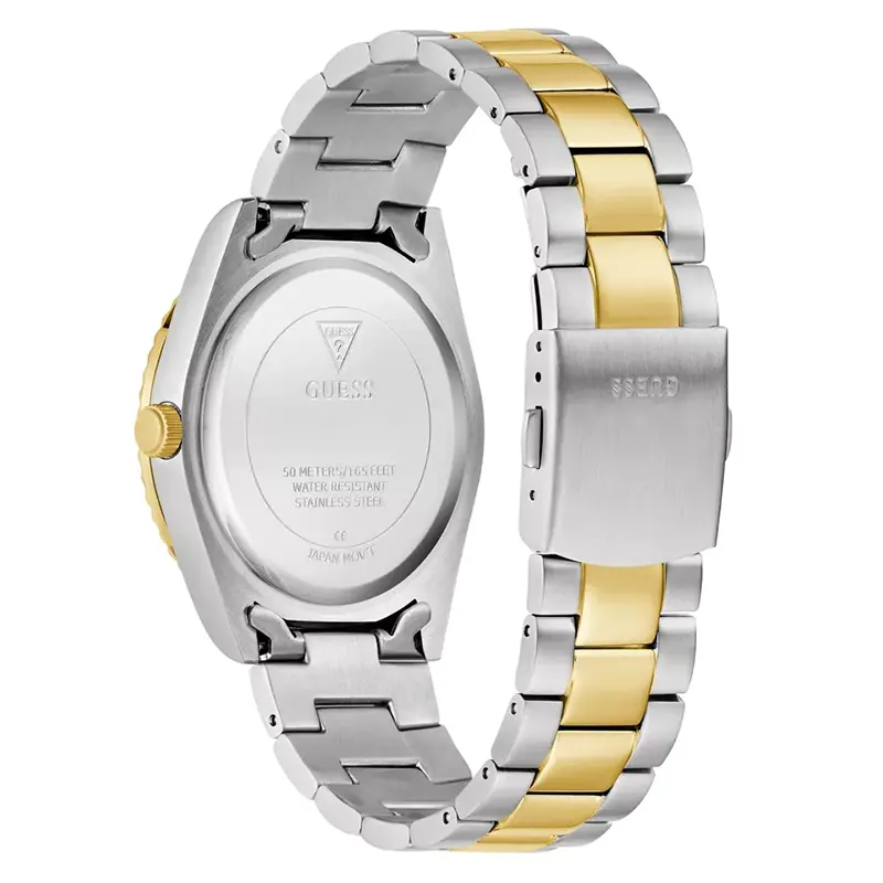 Guess Connoisseur Day-Date Champagne Dial Men’s Watch | GW0265G14