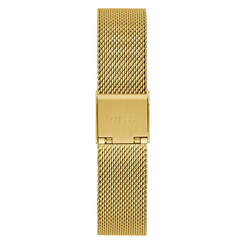 Guess Tapestry Burgundy Dial Gold-Tone Ladies Watch | GW0354L4