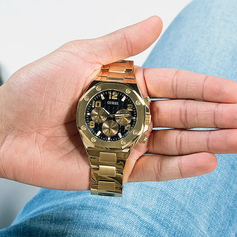 Guess Relógio Cosmo Prateado | Dressinn