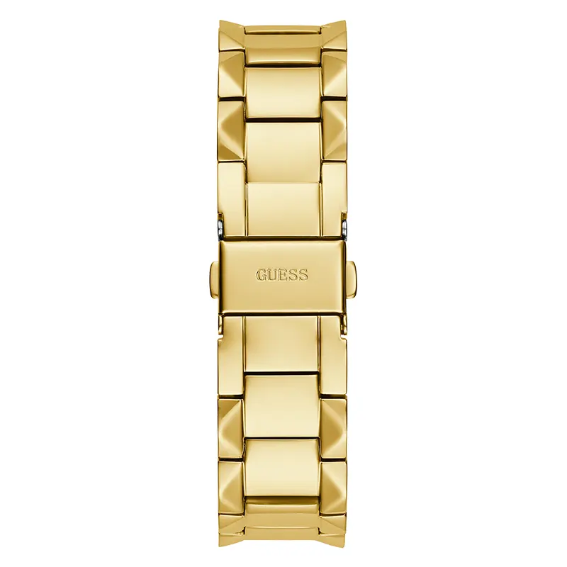 Guess Rebellious Gold-tone Champagne Dial Ladies Watch | GW0601L1