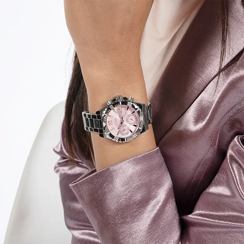 Guess Phoebe Multi-function Pink Dial Ladies Watch | GW0696L1