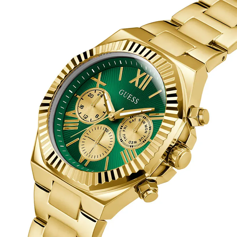 Guess Equity Multi-function Green Dial Men’s Watch | GW0703G2