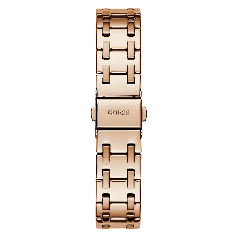 Guess Desire Purple Dial Rose Gold-Tone Ladies Watch | GW0770L3