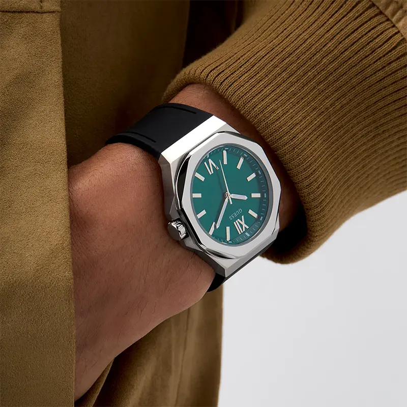 Guess Emperor Classic Green Dial Men’s Watch | GW0850G1