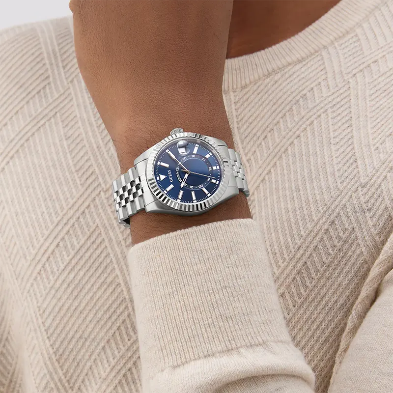 Guess Jaden Multi-Function Blue Dial Men’s Watch | GW0977G1