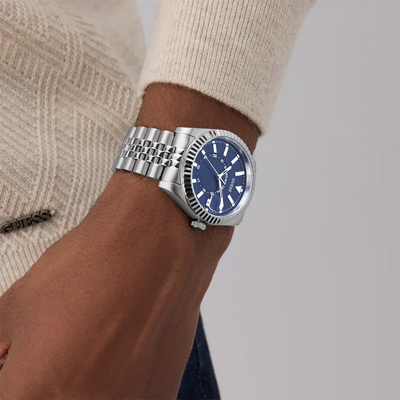 Guess Jaden Multi-Function Blue Dial Men’s Watch | GW0977G1