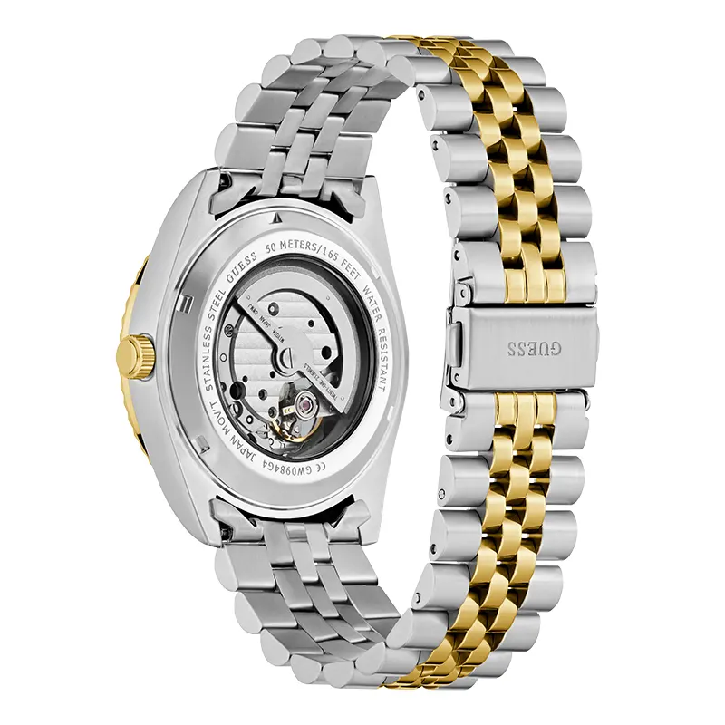 Guess Connoisseur Open Heart Green Dial Automatic Men’s Watch | GW0984G4