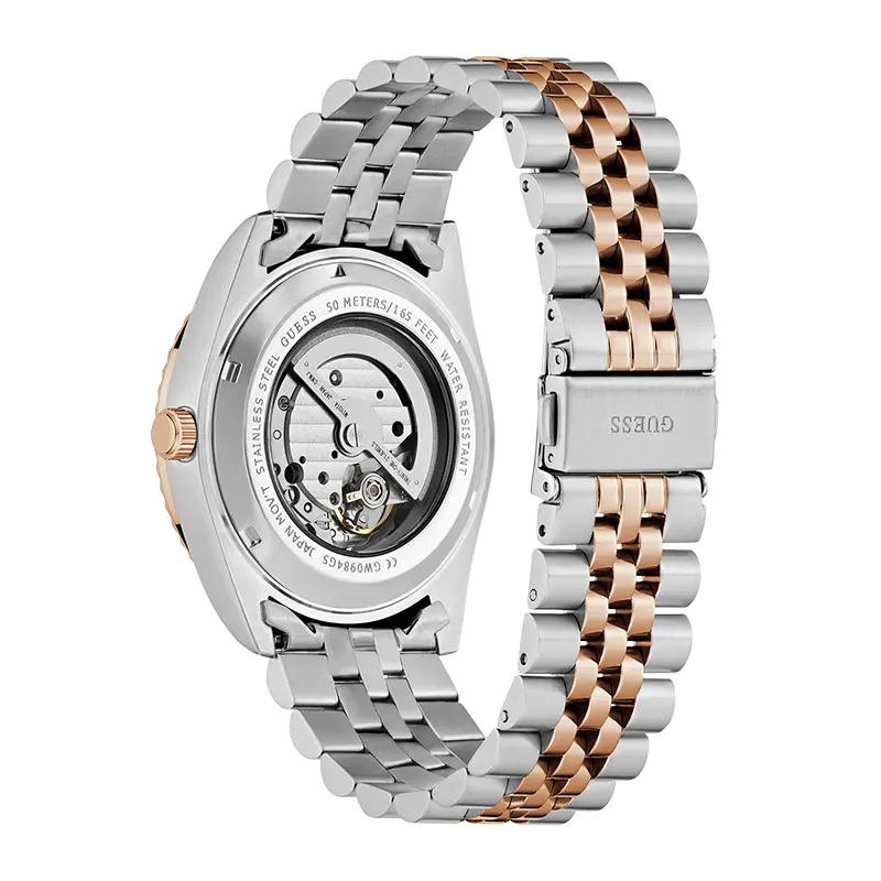Guess Connoisseur Open Heart Blue Dial Automatic Men’s Watch | GW0984G5