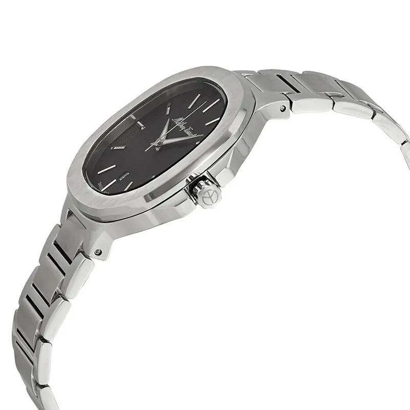 Mathey-Tissot Evasion Black Dial Silver-Tone Men's Watch | H152AN