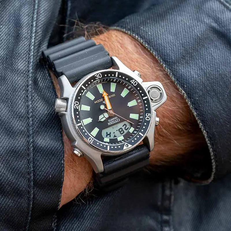 Citizen Promaster Aqualand Dive Black Dial Men's Watch | JP2000-08E