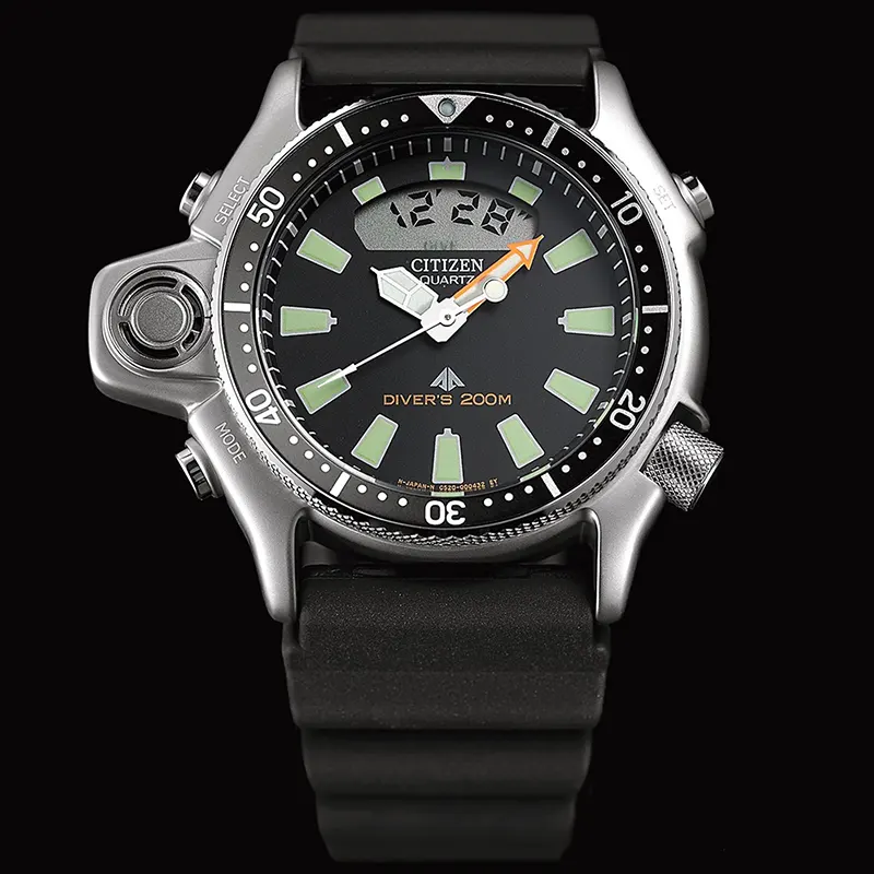 Citizen Promaster Aqualand Dive Black Dial Men's Watch | JP2000-08E