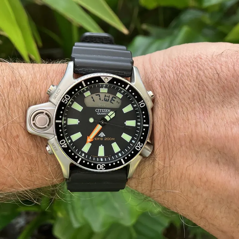 Citizen Promaster Aqualand Dive Black Dial Men's Watch | JP2000-08E