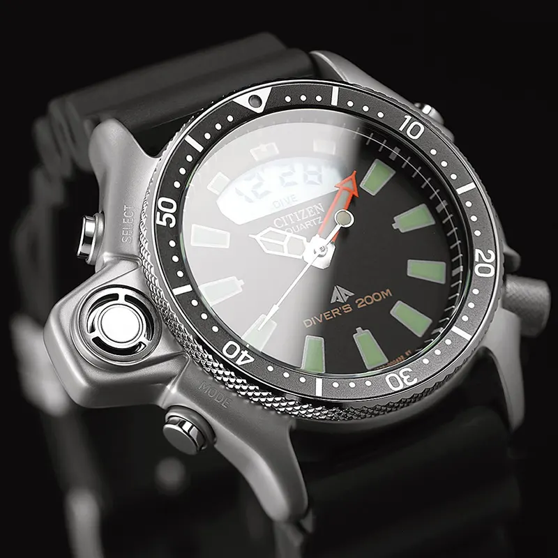 Citizen Promaster Aqualand Dive Black Dial Men's Watch | JP2000-08E