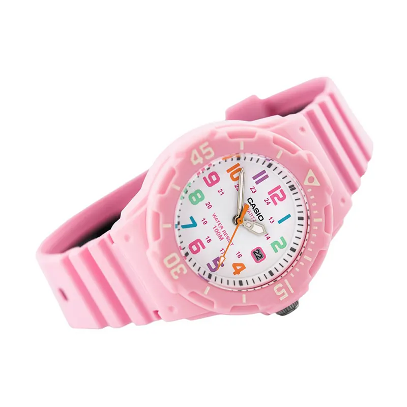 Casio LRW-200H-4B2V Youth White Dial Pink Ladies Watch