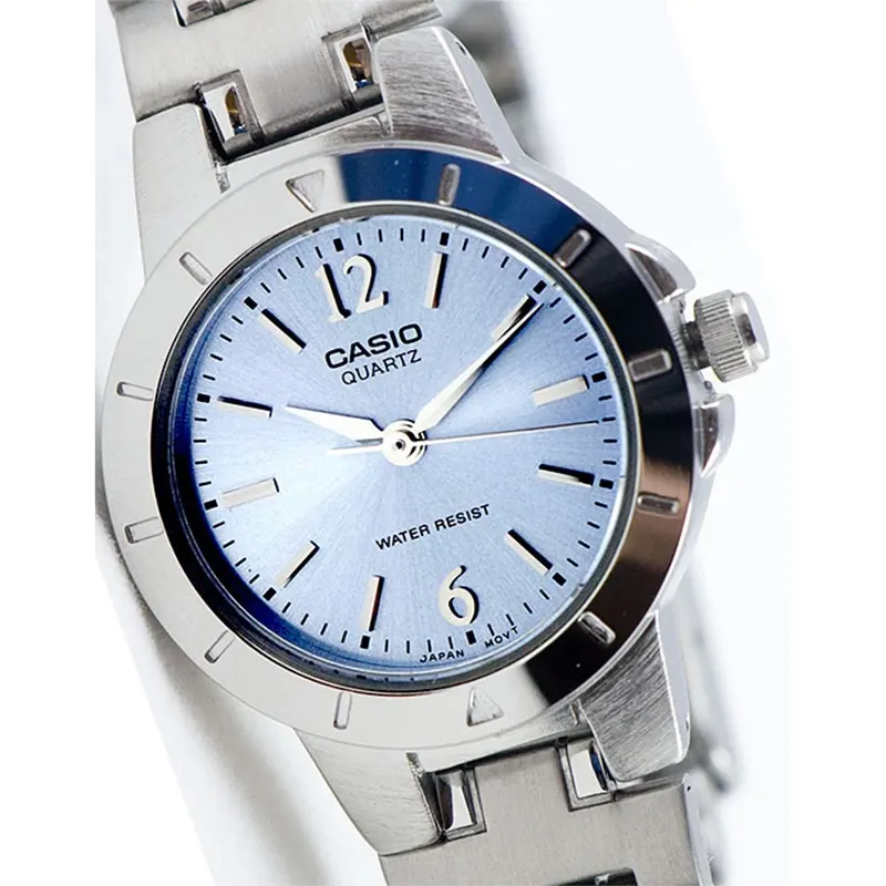 Casio Enticer LTP-1177A-2A Ice Blue Dial Ladies Watch
