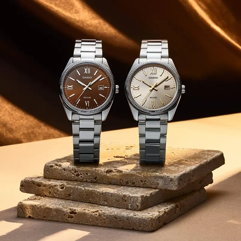 Casio Enticer Brown Dial Ladies Watch | LTP-1302DD-5AV