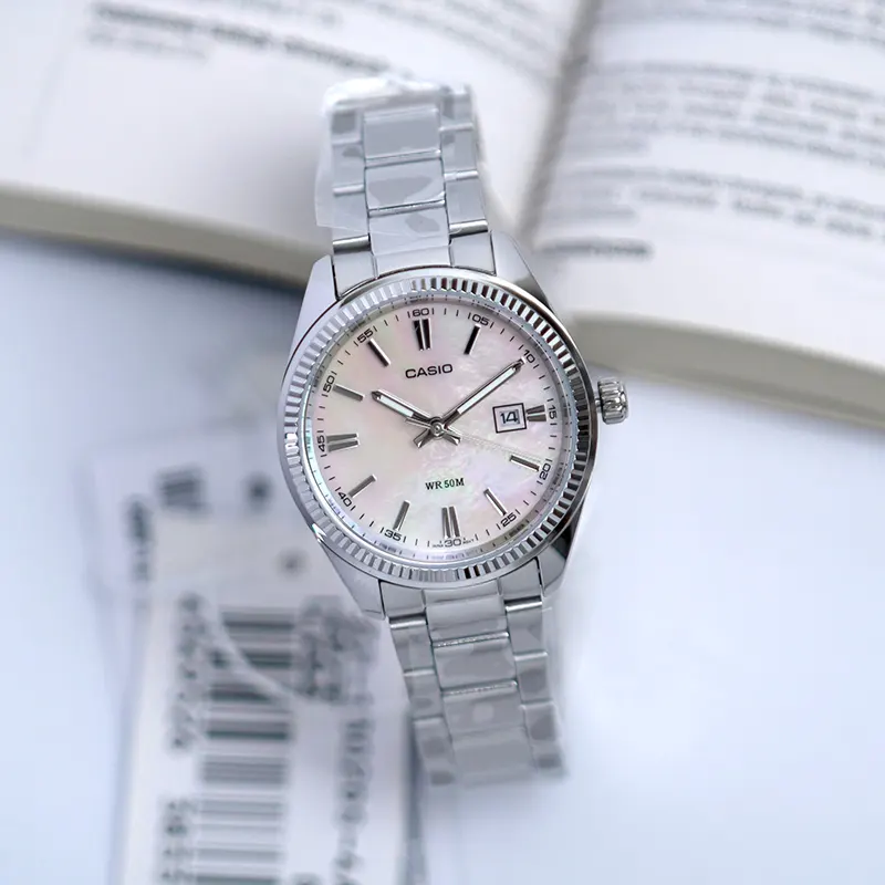 Casio Enticer Mother Of Pearl Dial Ladies Watch | LTP-1302DS-4AV