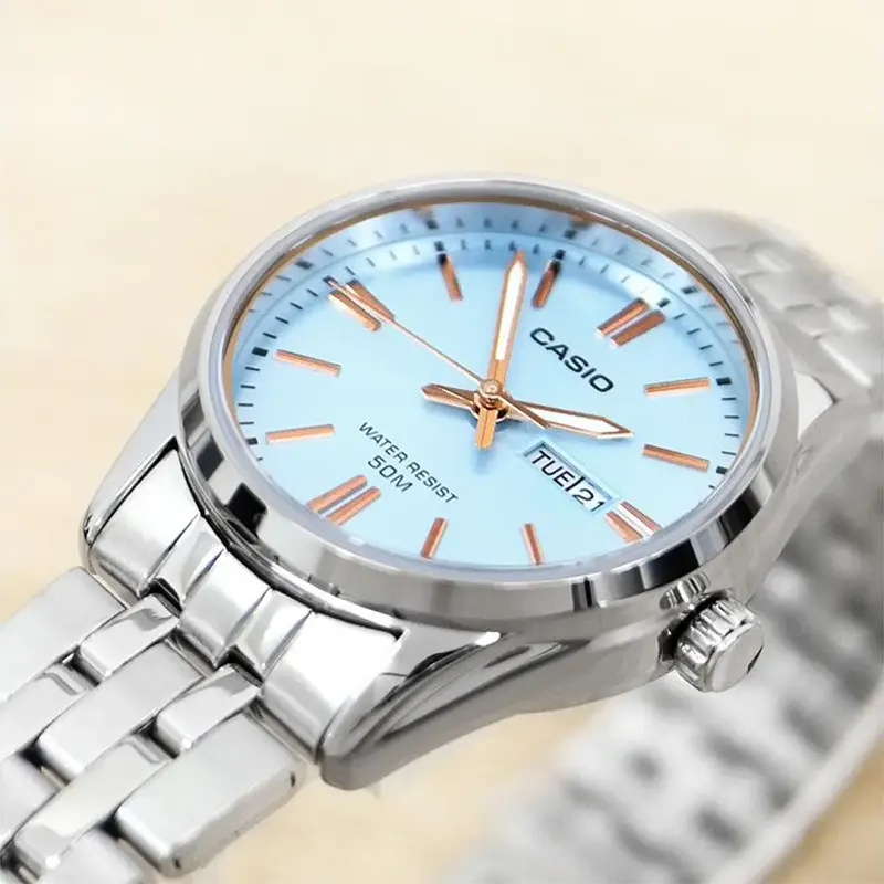 Casio Enticer Ice Blue Dial Ladies Watch | LTP-1335D-2AV