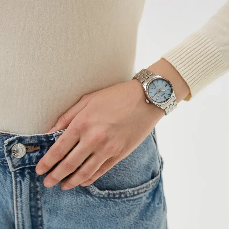 Casio Enticer Ice Blue Dial Ladies Watch | LTP-1335D-2AV