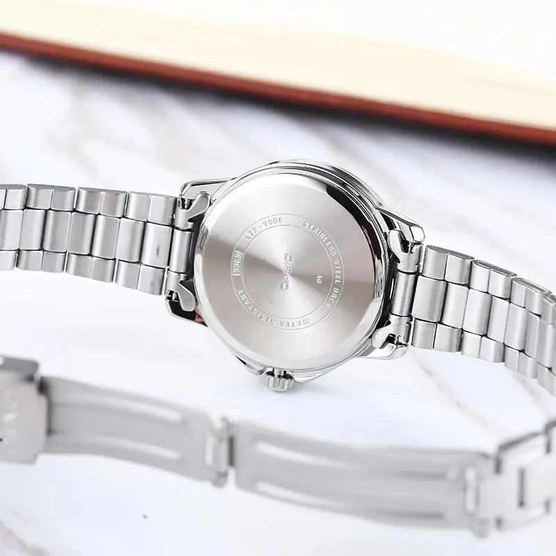 Casio Enticer LTP-V004D-7B White Dial Ladies Watch