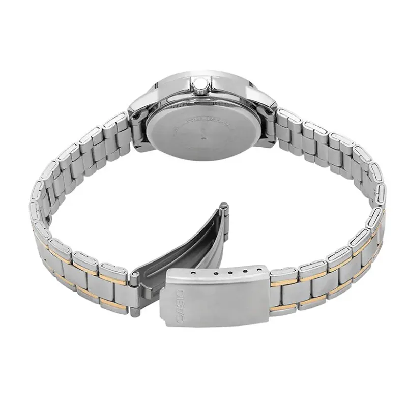 Casio Enticer LTP-V004SG-9A Champagne Dial Ladies Watch