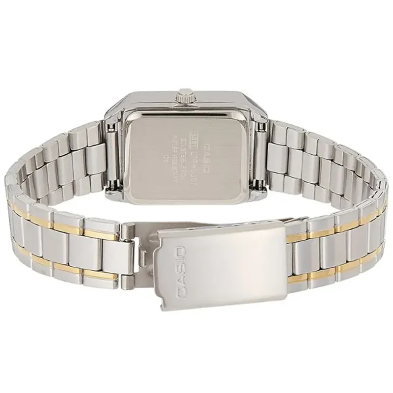 Casio Enticer LTP-V007SG-9B Champagne Dial Two-tone Ladies Watch