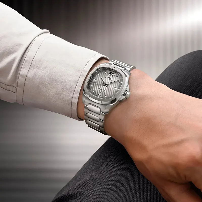 Mido Multifort TV Big Date Titanium Grey Dial Men's Watch | M049.526.44.081.00