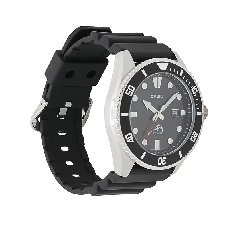 Casio Duro MDV-106-1AV Black Dial Resin Strap Men's Watch