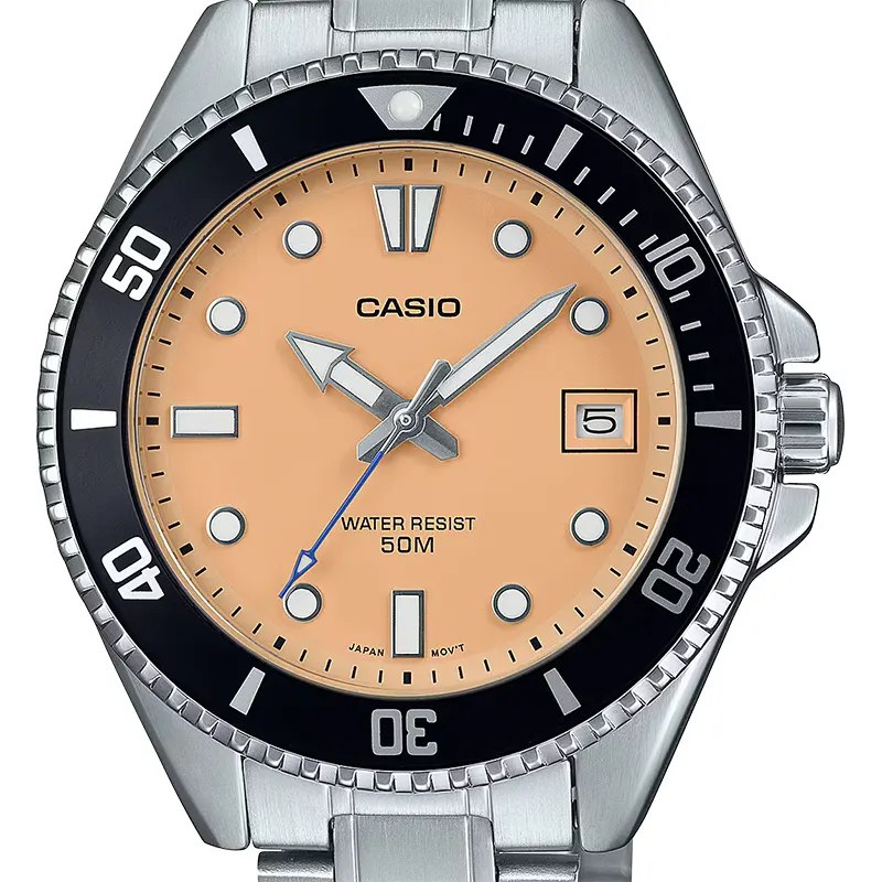 Casio Standard MDV-10D-4A2V Cream Dial Watch