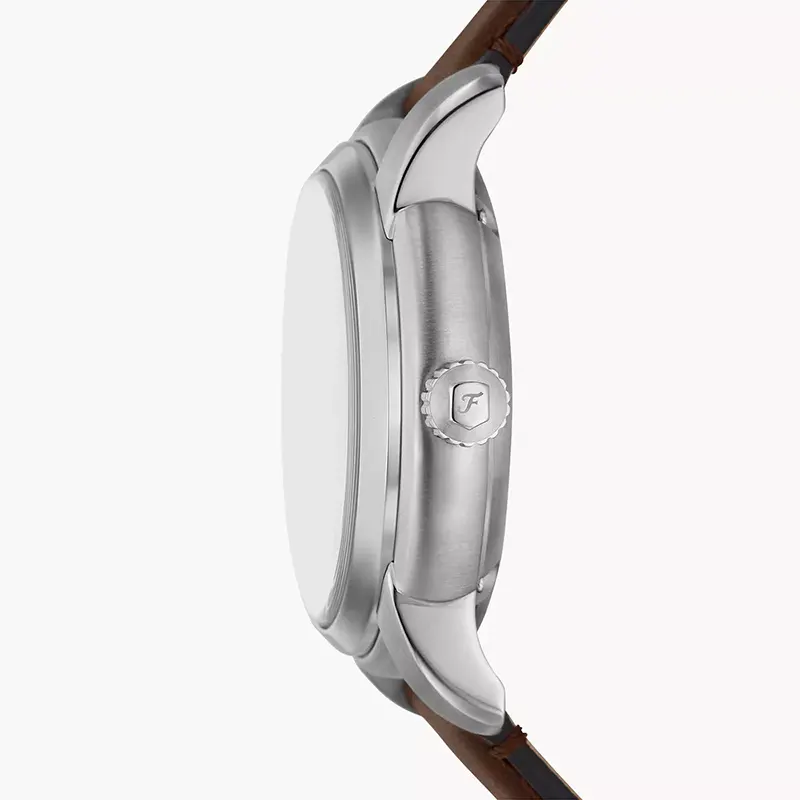 Fossil Heritage Automatic Cream Skeleton Dial Men's Watch | ME3264