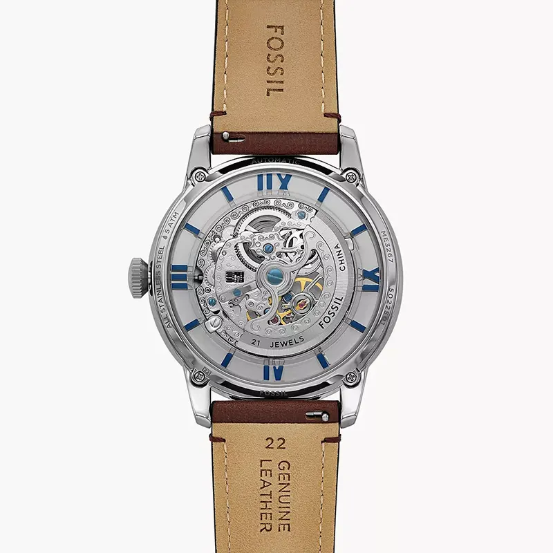Fossil Townsman Automatic Skeleton Dial Men's Watch | ME3267