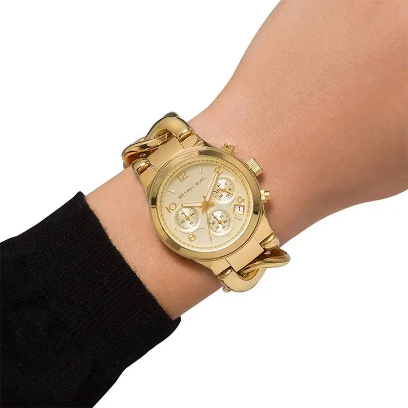 Michael Kors Runway Chronograph Gold-tone Ladies Watch | MK3131