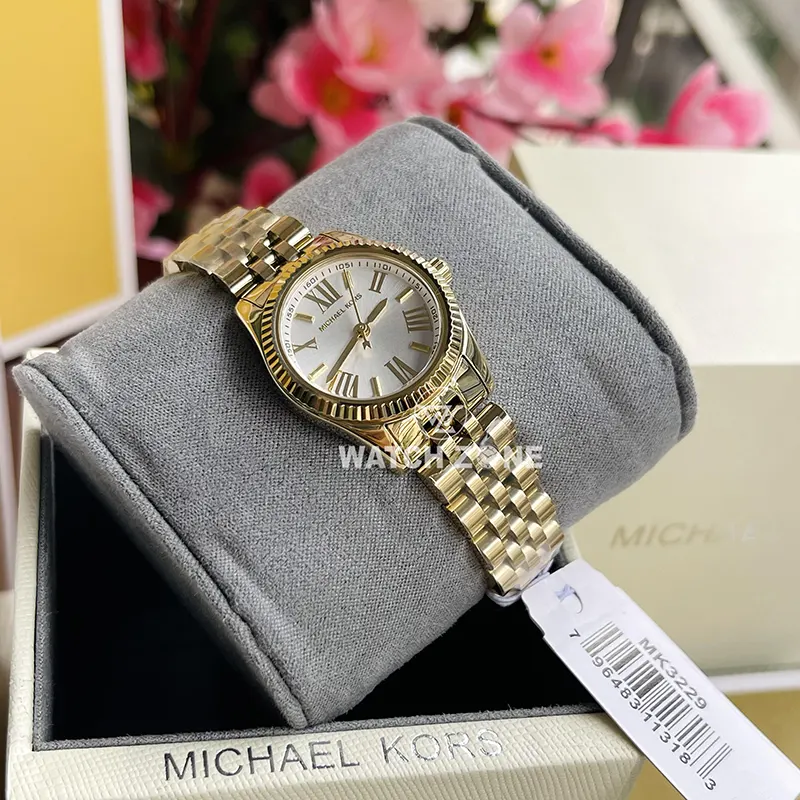 Michael Kors Petite Lexington Gold Ladies Watch | MK3229