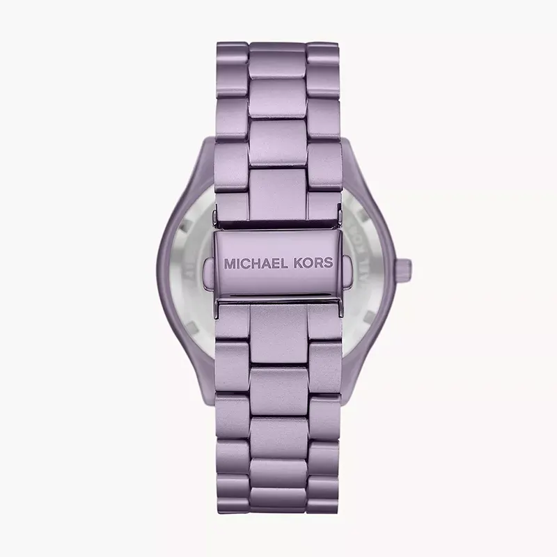 Michael Kors Slim Runway Light Purple Dial Ladies Watch | MK4540