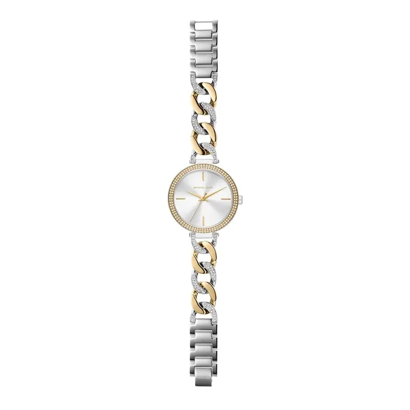 Michael Kors Catelyn White Dial Two-Tone Ladies Watch | MK4633