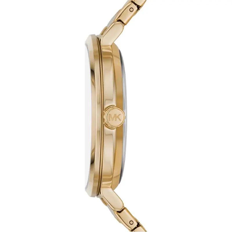 Michael Kors Addyson Gold-Tone Silver Dial Ladies Watch | MK4712